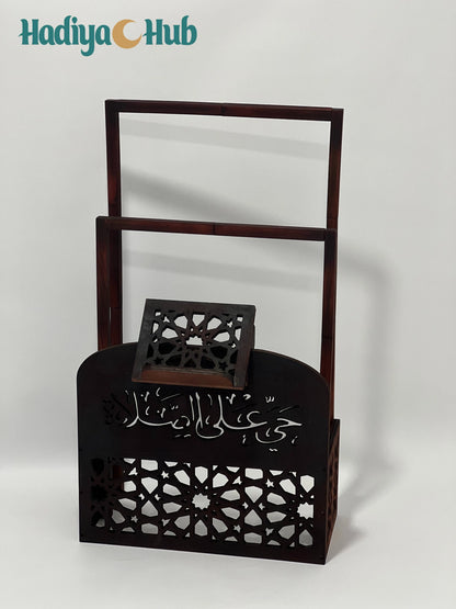 Double Storage for Prayer Mat, Quran Holder & Prayer Beads6